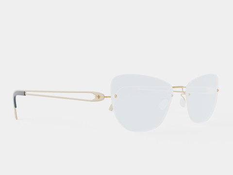 Lindberg - Spirit SPI2209D PGT temple 602 Glasses Modelo 3D