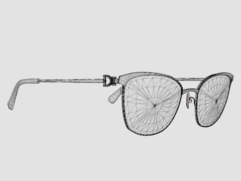 Longchamp - LO2111 604 Glasses 3D Model
