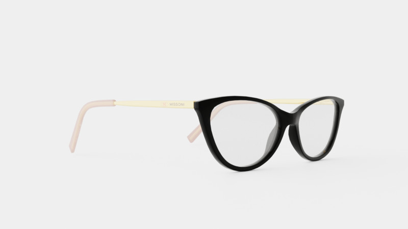M Missoni - MMI 0017 807 Glasses Modelo 3D .c4d .max .obj .3ds .fbx .stl .blend 