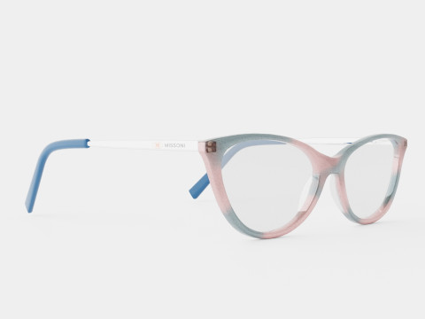 M Missoni MMI 0017 DB1 Glasses 3Dモデル