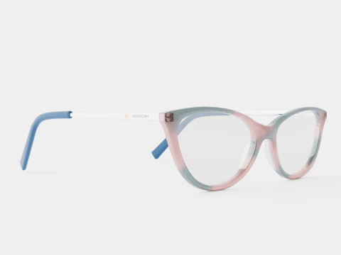 M ミッソーニ MMI 0017 DB1 メガネ 3Dモデル