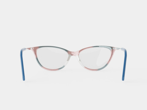 M Missoni MMI 0017 DB1 Glasses 3D Model