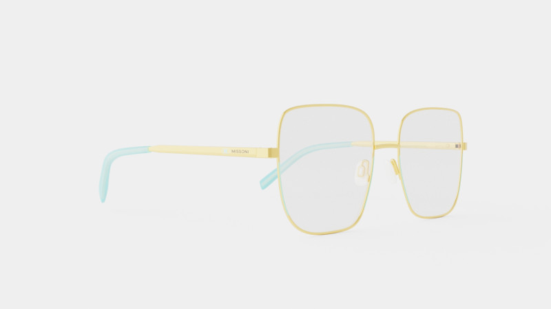 M Missoni - MMI 0021 PEF Glasses 3D 模型 .c4d .max .obj .3ds .fbx .stl .blend