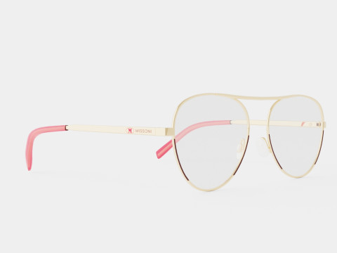 M Missoni - MMI 0023 YK9 Glasses Modelo 3D