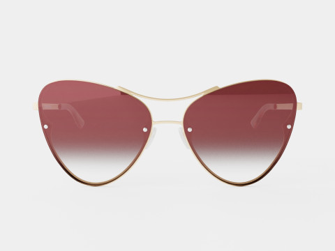 McQ - MQ0137S 002 Sunglasses 3D 모델