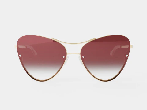 McQ - MQ0137S 002 Sunglasses 3D Model