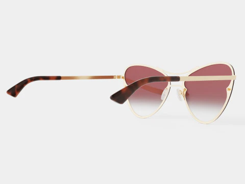 McQ - MQ0137S 002 Sunglasses 3D Model