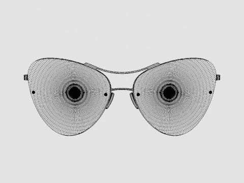 McQ - MQ0137S 002 Sunglasses 3D Model
