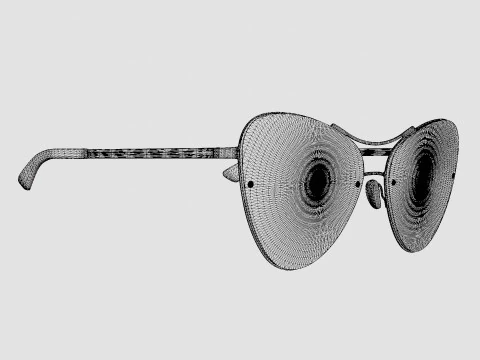 McQ - MQ0137S 002 Sunglasses 3D Model