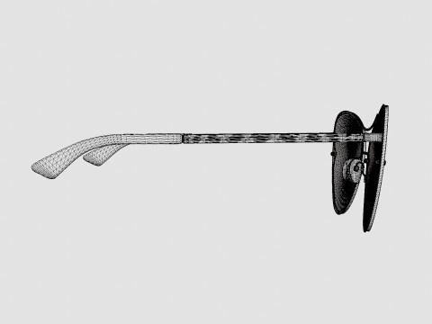 McQ - MQ0137S 002 Sunglasses 3D 모델