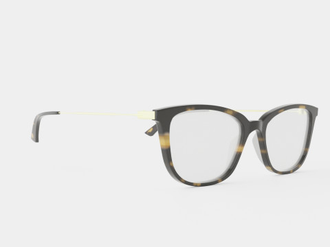 McQ - MQ0281OA 002 Glasses 3D मॉडल
