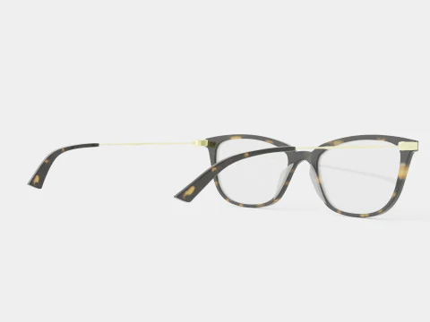 McQ - MQ0281OA 002 Glasses 3D Model