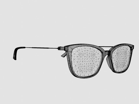 McQ - MQ0281OA 002 Glasses 3D 모델
