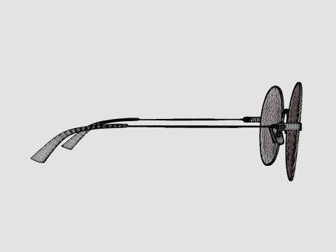 McQ - MQ0290O 002 Glasses 3D Model