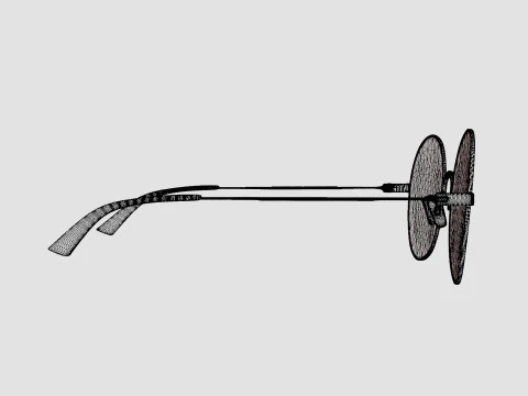 McQ - MQ0290O 002 Glasses 3D Model