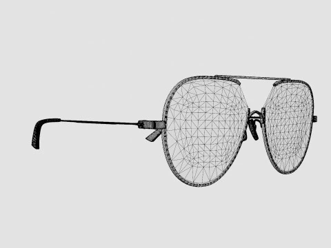 McQ - MQ0291OA 003 Glasses 3D Model