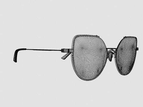 McQ - MQ0292O 003 Glasses 3D Model
