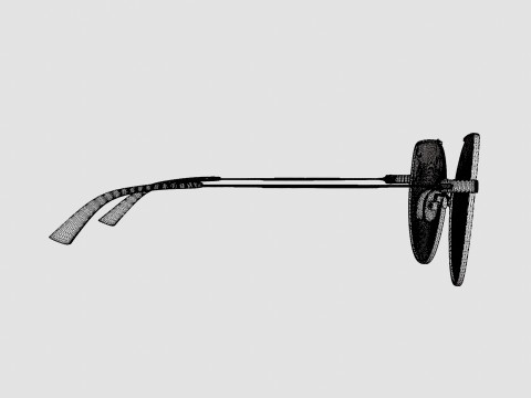 McQ - MQ0292O 003 Glasses 3D Model