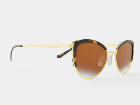 Michael Kors - 0MK1046 56 Sunglasses 3D Model