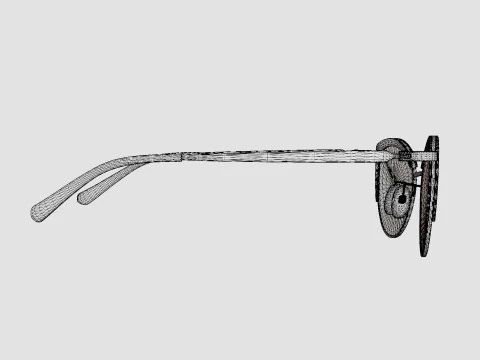 Michael Kors - 0MK1046 56 Sunglasses 3D Model