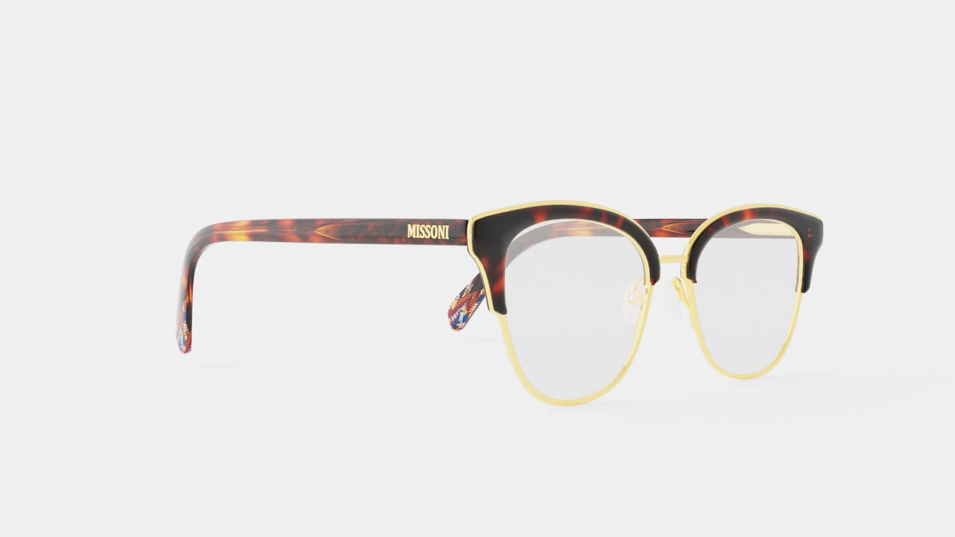 Missoni - MIS 0012 0UC Glasses 3D Model .c4d .max .obj .3ds .fbx .stl .blend