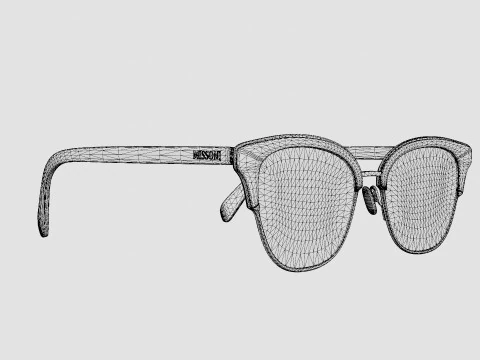 Missoni - MIS 0012 0UC Glasses 3D Model