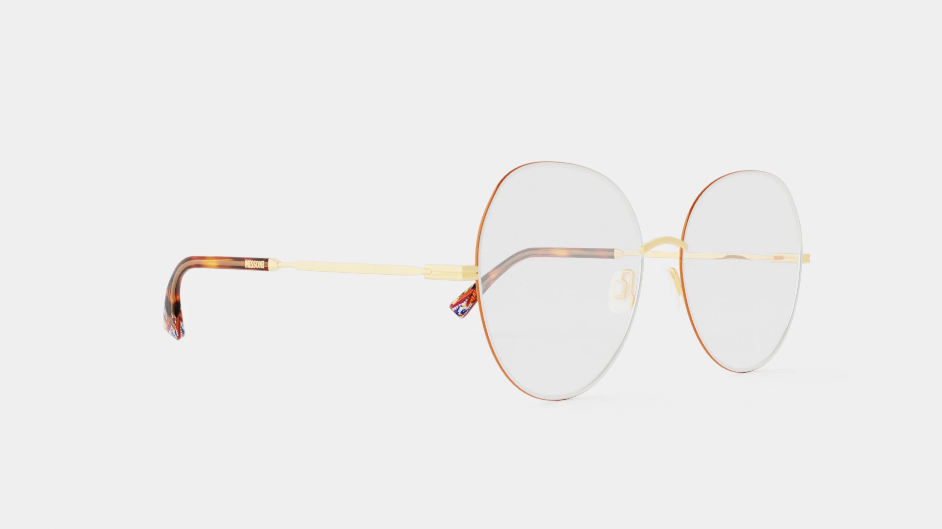 Missoni - MIS 0016 TNG Glasses 3D Model .c4d .max .obj .3ds .fbx .stl .blend 