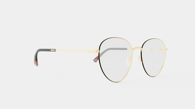 Missoni - MIS 0018 2M2 Glasses 3D Model .c4d .max .obj .3ds .fbx .stl .blend