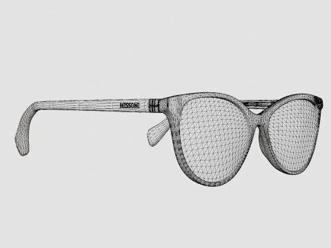 Missoni - MIS 0022 S6F Glasses 3D Model