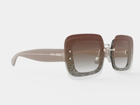 Miu Miu - 0MU 01RS 67 Sunglasses Modelo 3D