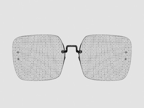 Miu Miu - 0MU 01RS 67 Sunglasses 3D Model