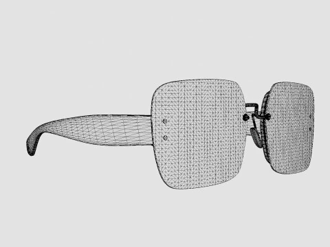 Miu Miu - 0MU 01RS 67 Sunglasses 3D Model