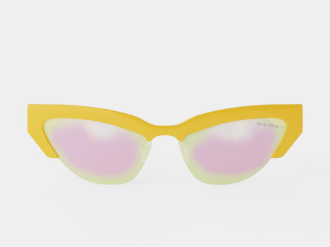 Miu Miu - 0MU 04US 59 Sunglasses 3Dモデル