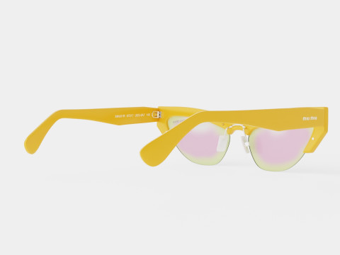 Miu Miu - 0MU 04US 59 Sunglasses 3Dモデル