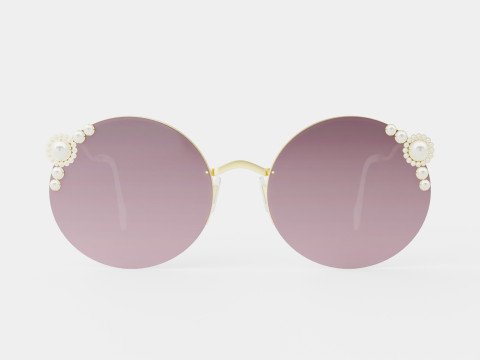 Miu Miu - 0MU 52TS 60 Sunglasses 3D Модель