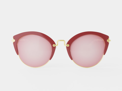 Miu Miu - 0MU 53RS TEP100 Sunglasses 3Dモデル