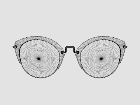 Miu Miu - 0MU 53RS TEP100 Sunglasses 3D Model