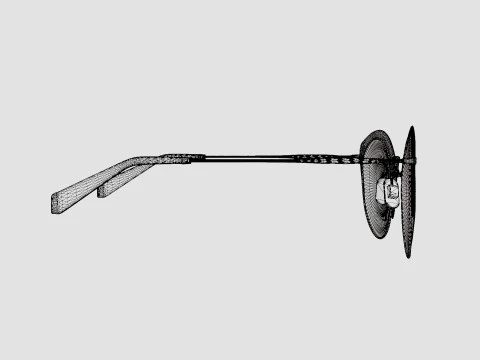 Miu Miu - 0MU 53RS TEP100 Sunglasses 3D Model