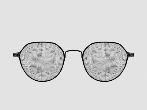 Modo - 4241 Navy Glasses 3D 모델