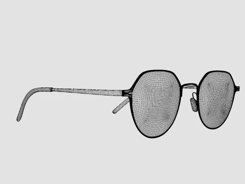 Modo - 4241 Navy Glasses 3D Model