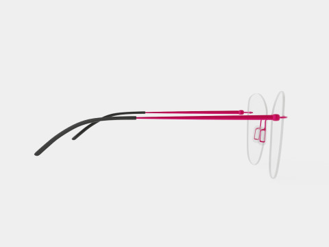 Modo - 4607 Shiny Rasperry Glasses Modello 3D