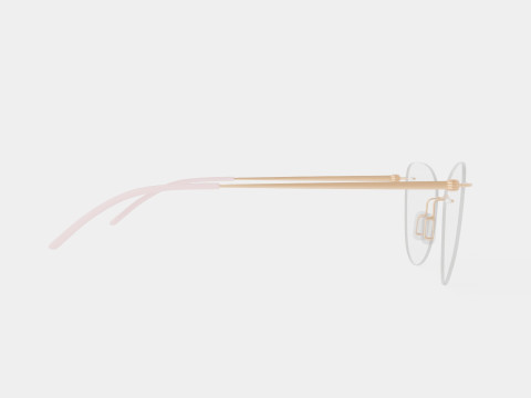 Modo - 4611 Light Gold Glasses Modelo 3D