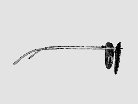 Modo - 4611 Matte Glasses 3D Model