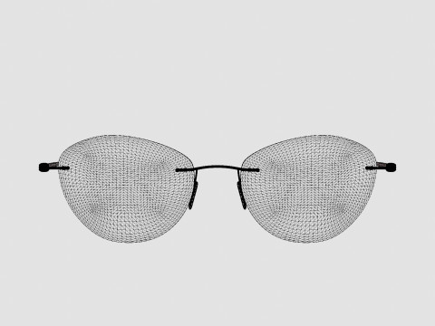 Modo - 4622 Dark Green Glasses Modelo 3D