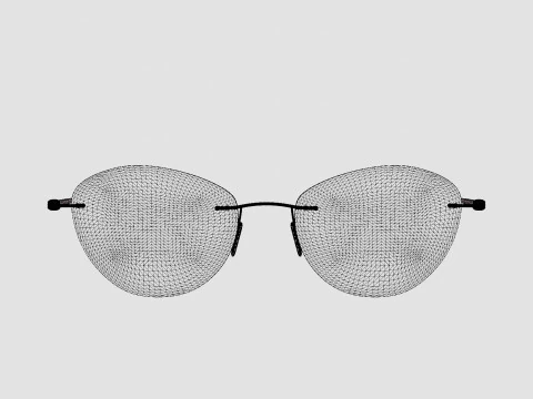 Modo - 4622 Dark Green Glasses 3D Model