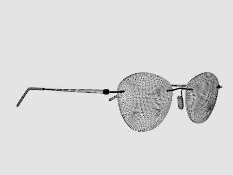 Modo - 4622 Dark Green Glasses 3D Model