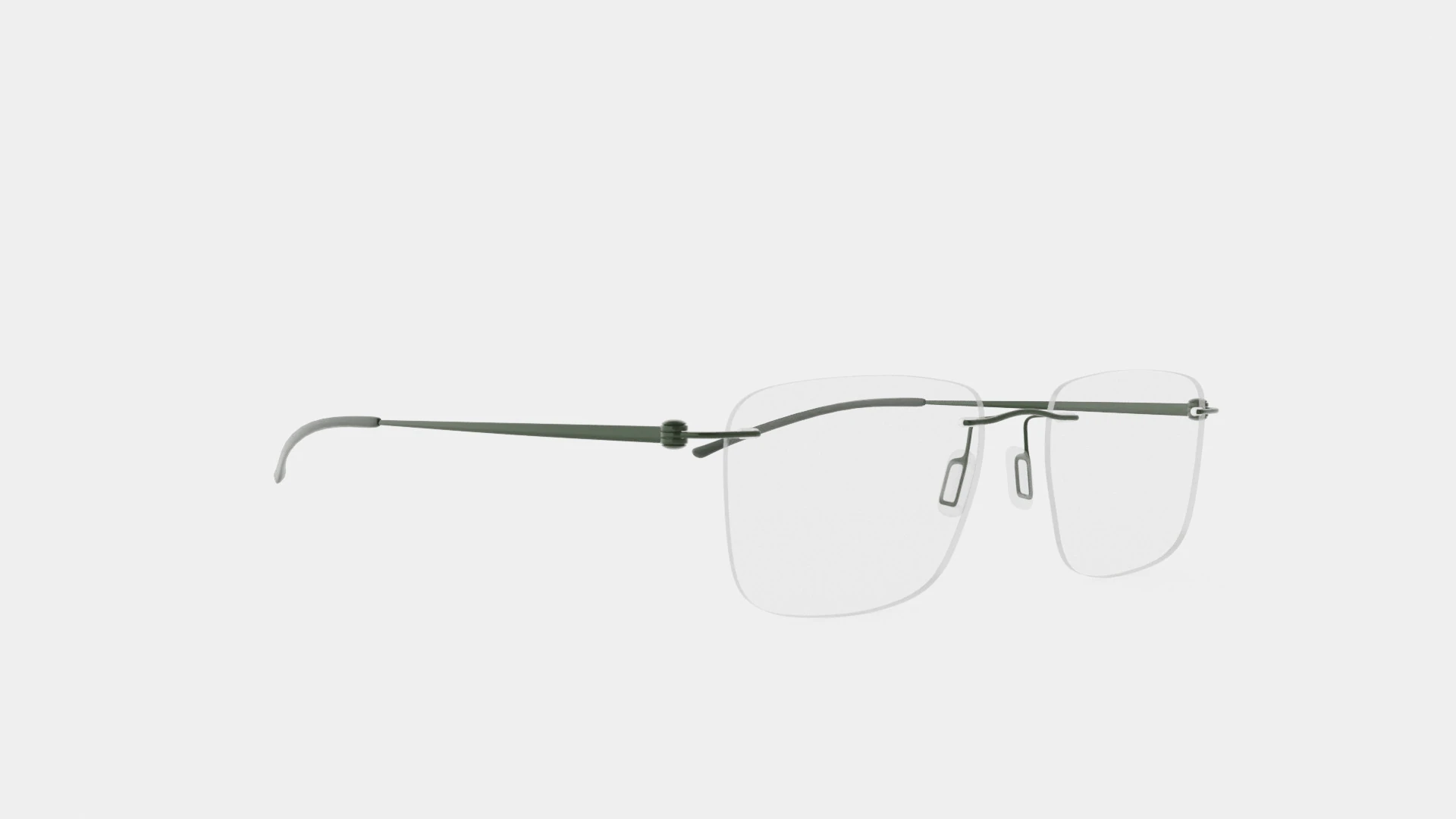 Modo - 4624 Dark Green Glasses 3D Model .c4d .max .obj .3ds .fbx .stl .blend