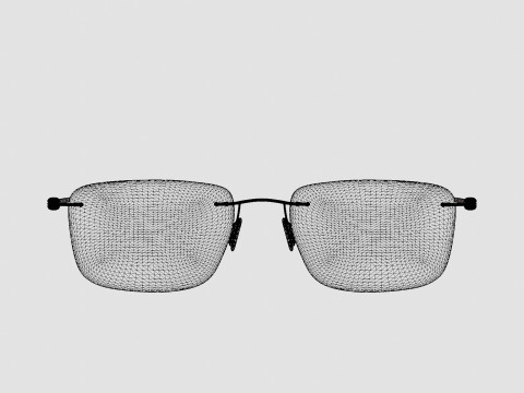 Modo - 4624 Dark Green Glasses 3D 모델