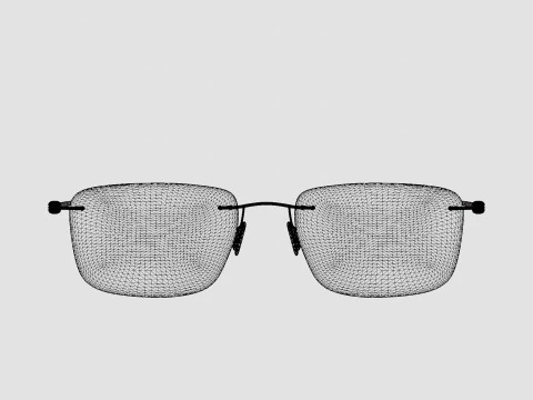 Modo - 4624 Dark Green Glasses 3D Model