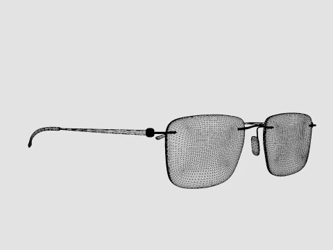 Modo - 4624 Dark Green Glasses 3D Model